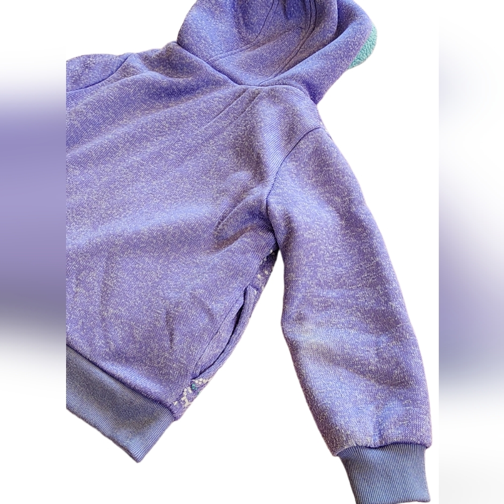 Disney Princess Frozen Elsa Hoddie Jacket  Girls Size 5 - Picture 10 of 11